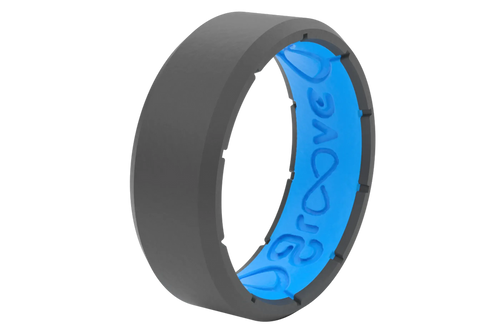 Edge Deep Stone Grey Ring